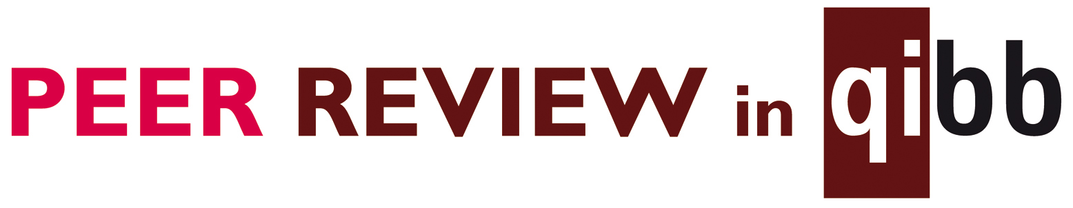 Logo: Peer Review in QIBB