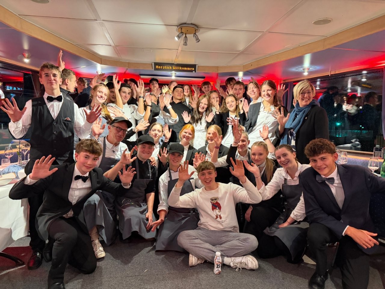 Talentschmiede - Gruppenfoto "Talente am Wolfgangseeschiff"